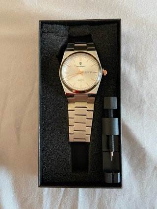Reloj Poedagar Hombre Oro/Plata