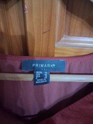 Blusa Primark Roja Talla XL