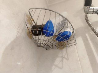 Estantería Ducha Ventosa Metal
