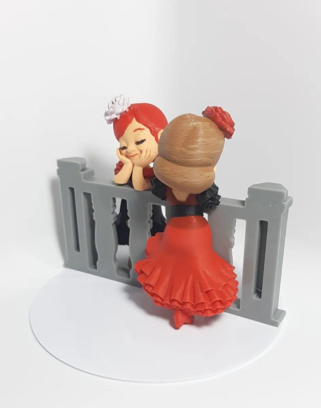 Figura Sevillana estilo Sonny Angel