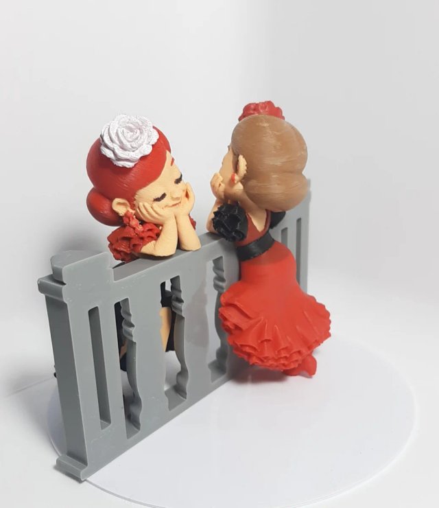 Figura Sevillana estilo Sonny Angel