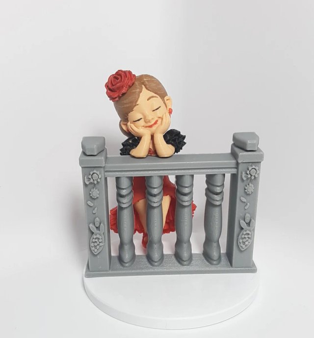 Figura Sevillana estilo Sonny Angel