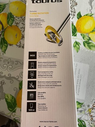 Batidora Taurus Robot 750W Inox