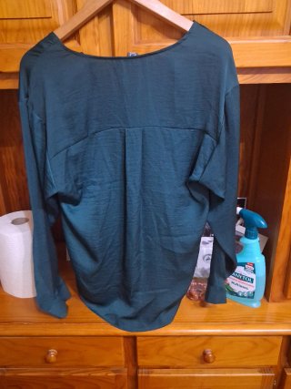 Blusa verde hoja