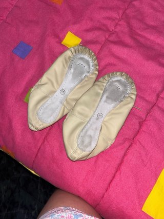 Zapatos de ballet beige