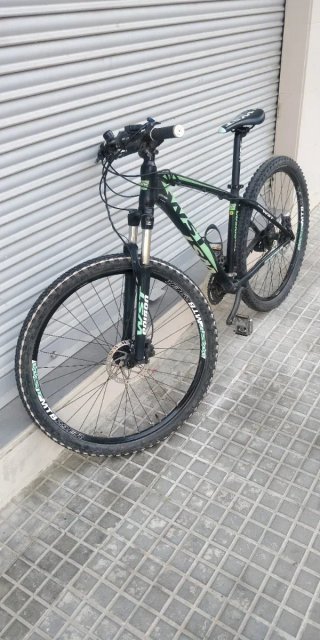 Bicicleta MTB 29 WST Poison Negra-Verde