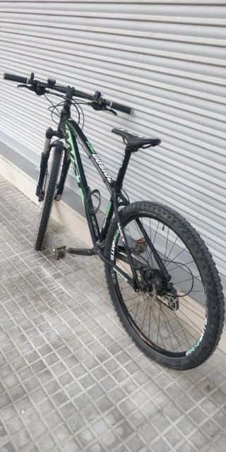 Bicicleta MTB 29 WST Poison Negra-Verde