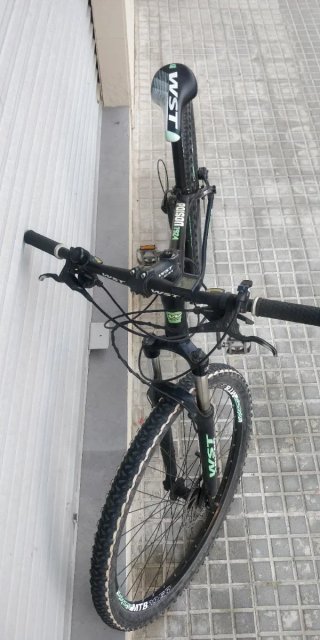 Bicicleta MTB 29 WST Poison Negra-Verde