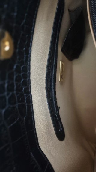 Bolso Peñalva Piel Vacuno Negro