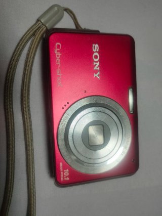 Cámara Sony Cyber-shot Roja 10.1 MP