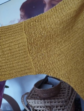 Cárdigan kimono mostaza talla única