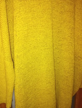 Cárdigan kimono mostaza talla única