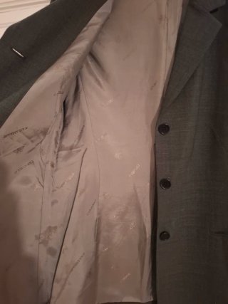 Americana/Blazer Gris Oscuro