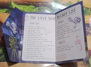 Cartolina "The Love Map" Con Immagine E Inserto