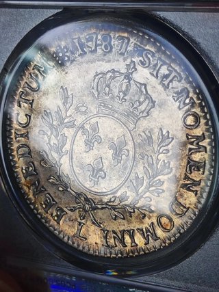 Ecú Luis XVI 1787 - Francia. Ceca Bayona