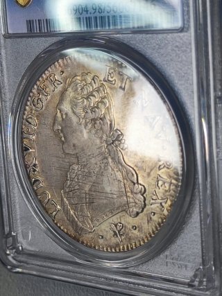 Ecú Luis XVI 1787 - Francia. Ceca Bayona