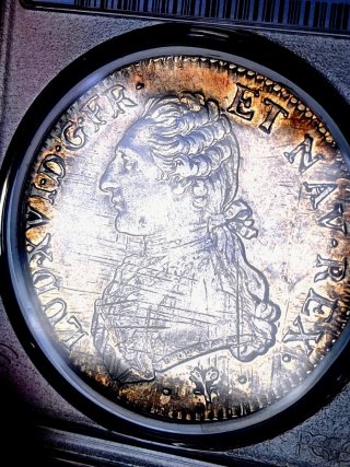 Ecú Luis XVI 1787 - Francia. Ceca Bayona