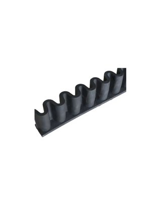 Goma ondulada caucho runner