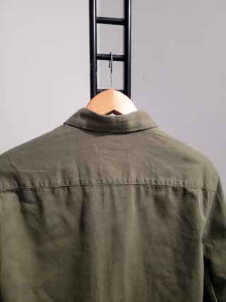 Camisa  verde militar talla L