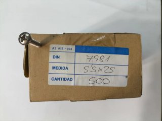 Tornillo rosca chapa 500 unidades