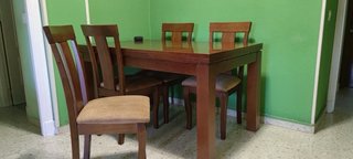 REBAJADO!!! Mesa de salón y 4 sillas nuevas