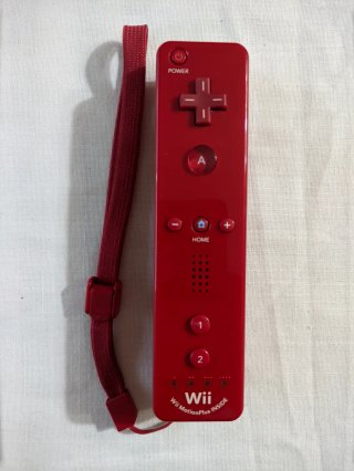 Mando Wii Motion Plus Rojo con Nunchuk