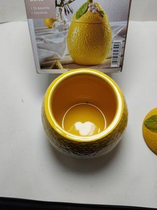 LIVARNO HOME Boite Limone Ceramica Giallo