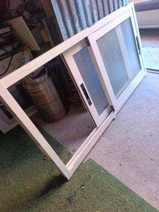 Ventana aluminio 67x130 cm corredera