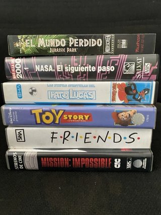 Lote 15 VHS Películas Famosas Originales