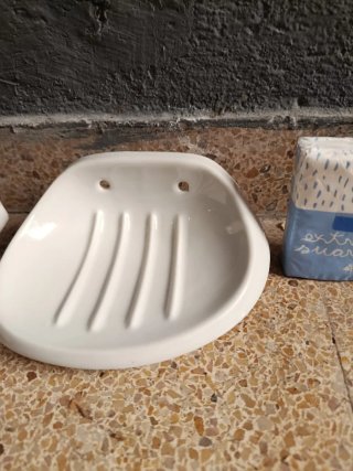 Lote apliques baño y lampara de pared de porcelana