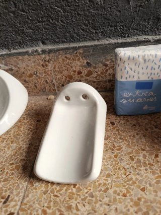 Lote apliques baño y lampara de pared de porcelana