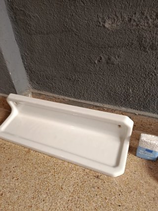 Lote apliques baño y lampara de pared de porcelana