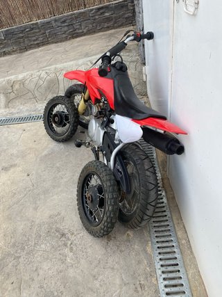 Mini Honda Cross Roja y Blanca