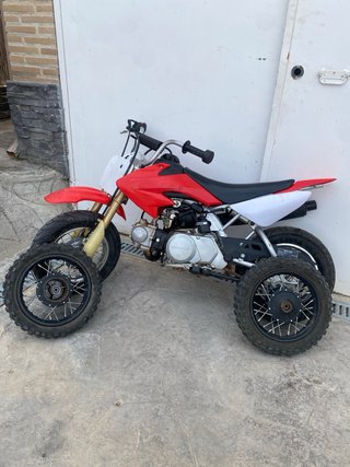 Mini Honda Cross Roja y Blanca