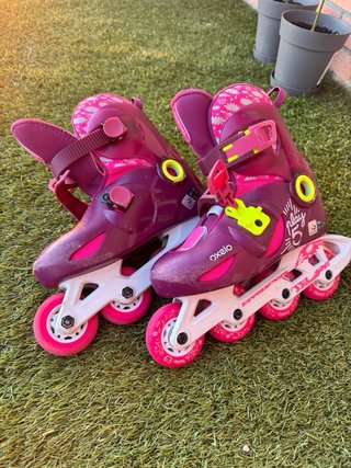 Patines en línea Oxelo Play 5 Rosas talla 30-32