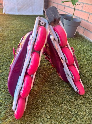 Patines en línea Oxelo Play 5 Rosas talla 30-32