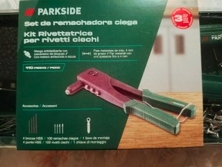 Set Remachadora Ciega Parkside 110 Piezas