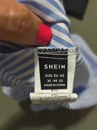 Top Shein Rayas Talla Única