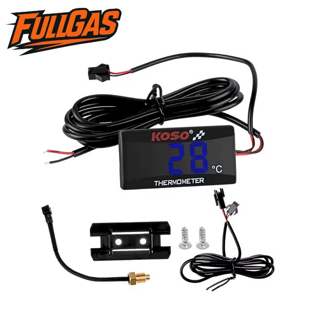 MARCADOR DE TEMPERATURA AZUL CON ADAPTADOR DERBI