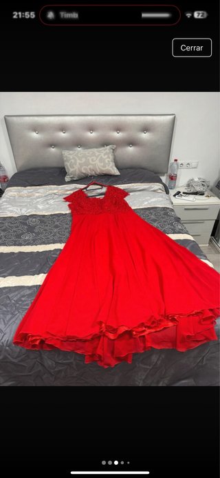Vestido elegante rojo
