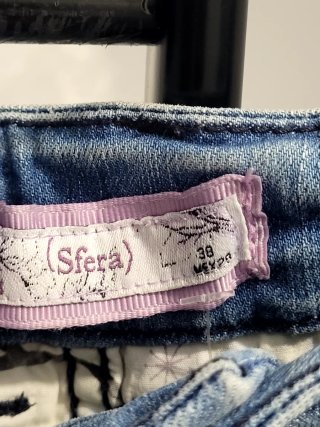 Falda vaquera corta azul