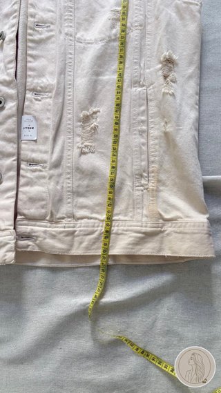 Chaleco Beige Desgastado