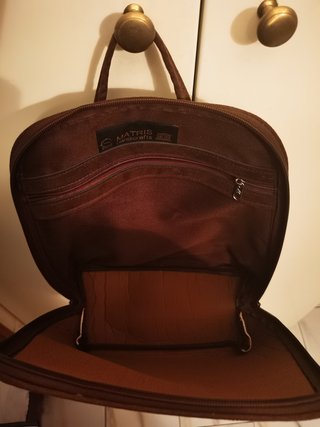 Bolso mochila tejido Kilim multicolor