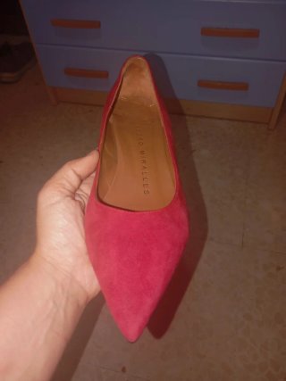 Zapatos Pedro Miralles Tacón Ancho Rojo