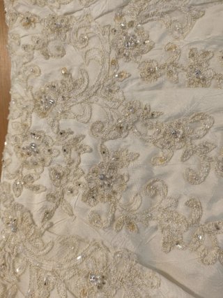 Vestido de Novia Blanco roto con Pedrería