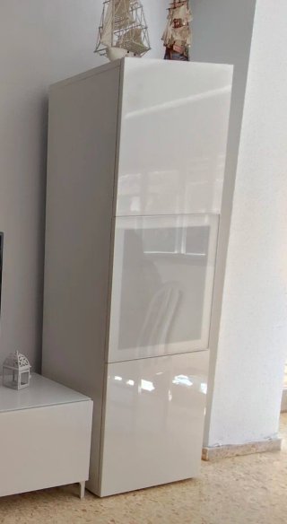 Muebles de salón modernos blancos