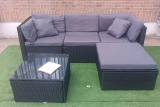 Sofá Ratan Chaise Longue Terraza NUEVO