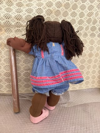 Muñeca Cabbage Patch Kids Negra Ojos Marrones