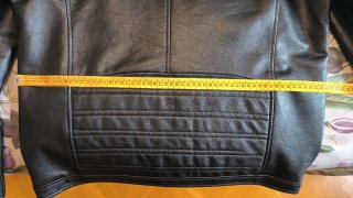Cazadora Chaqueta Chupa Cuero Negra Springfield XL