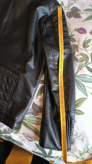 Cazadora Chaqueta Chupa Cuero Negra Springfield XL